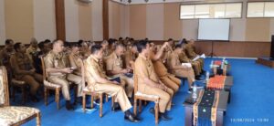 Sejumlah pimpinan OPD lingkupa Pemkan Mabar dalam Sidang Paripuran ke-26 DPRD Mabar. (Foto : Bion)