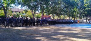 Apel Gelar Pasukan Operasi Mantap Praja Turangga tahun 2024 di Polres Manggarai Barat. (Foto : Bion)