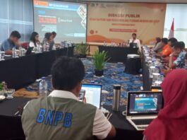 Kegiatan Diskusi Publik Pemetaan Risiko Bencana Tsunami. (Foto : Ferdy Jemaun)