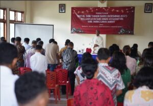 Perayaan ekaristi Dinas Kesehatan Mabar. (Foto : Firman Dinkes)