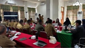 Tim Audit BPK RI Perw. Kupang saat diterima Wakil Bupati Manggarai Barat, di Labuan Bajo. (Foto : Dok. BKAD)