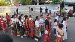 Peserta Karnaval Budaya Festival Golo Koe 2025. (Foto : Ist.)