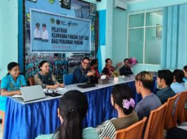 Kadis Kesehatan Manggarai Barat, Ardianus Ojo, saat memberikan sambutan. (Foto : Dok. Dinkes Mabar)