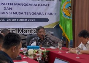 Plt. Kepala BPKP NTT, Kapsari, saat memberikan sambutan. (Foto : Gery)