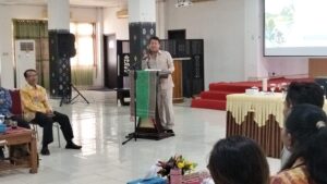 Wabup Yulianus saat memberikan sambutan. (Foto : Gonsalez)