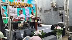 Gubernur NTT, Melki Laka Lena, saat menyampaikan sambutan. (Foto : Gonsalez)