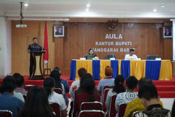 Kegitan Coffe Morning Pemkab Mabar bersama para pelaku industri. (Foto : Gonsalez)