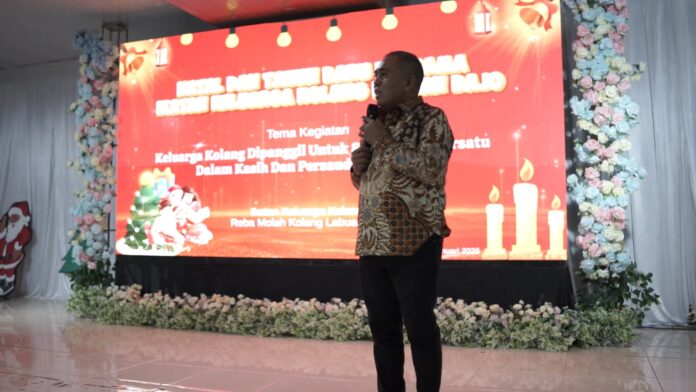 Bupati Edi saat menyampaikan sambutan
