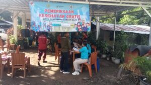 PKG yang digelar oloeh UPTD Puskesmas Labuan Bajo. (Foto : Sebinus)