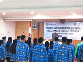 Lantik 25 Kepala Sekolah, Wabup Mabar : Jaga Profesionalitas dan Integritas