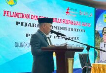 Bupati Edistasius Endi Lantik 17 Pejabat Administrator & Pengawas, Ini Daftar Lengkapnya Bupati Manggarai Barat Edistasius Endi saat memberikan sambutan dalam kegiatan pelantikan pejabat administrator, jabatan pengawas lingkup Pemda Manggarai Barat Foto ; Gery