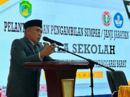 Lantik 39 Kepala Sekolah, Bupati Edi Ingatkan Pengelolaan Dana BOS dan Dapodik Yang Asal-Asalan