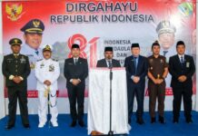 Pidato Radio Pada HUT RI Ke-81, Bupati Edi Paparkan Capaian Program Pemkab Mabar