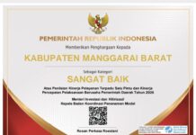 Terkait Kinerja PTSP, Pemkab Mabar Raih Predikat Sangat Baik Dari Kementerian Investasi dan Hilirisasi